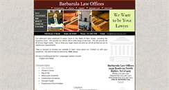 Desktop Screenshot of barbarulalaw.com